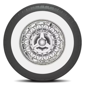 Coker American Classic Radial (2 3/4 INCH Whitewall) 225/75R15 - Wheelwiz