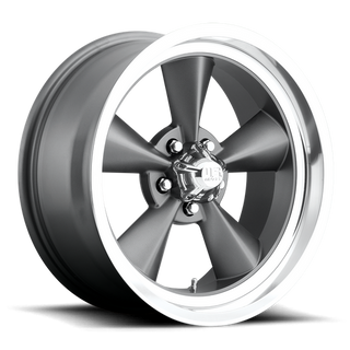 US MAG U102 STANDARD Matte Gun Metal 17x8 +1 5x120.65mm 72.6mm