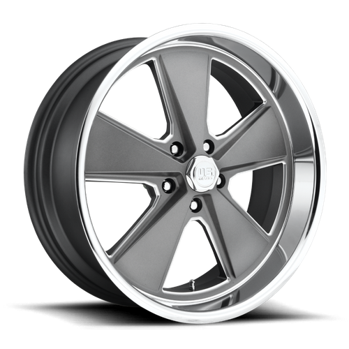 US MAG U120 ROADSTER Matte Gun Metal Machined 20x9.5 +1 5x127mm 78.1mm