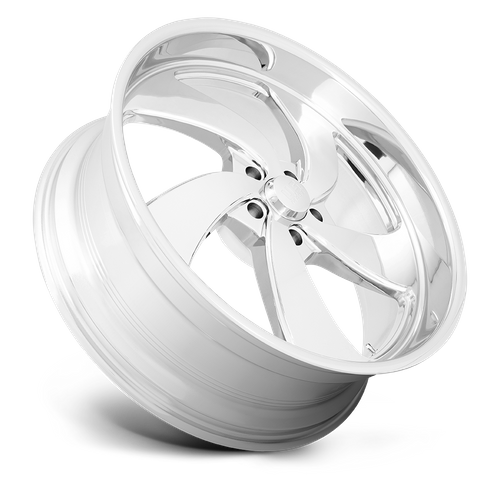 US MAG U132 DESPERADO Chrome 22x10.5 +1 5x120.65mm 72.6mm