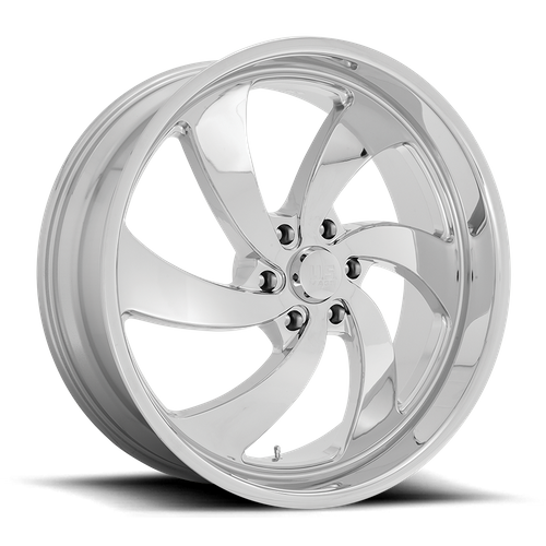 US MAG U132 DESPERADO Chrome 24x9 +25 6x135mm 87.1mm