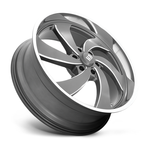 US MAG U133 DESPERADO Anthracite Milled Diam-cut Lip 20x9.5 +1 5x127mm 78.1mm