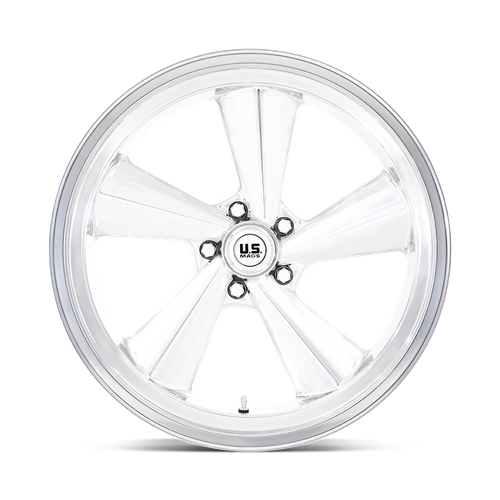 US MAG U135 TS Polished 22x9 +15 5x120.65mm 72.6mm