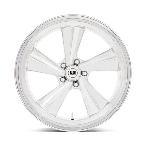 US MAG U135 TS Polished 22x10.5 0 5x127mm 78.1mm