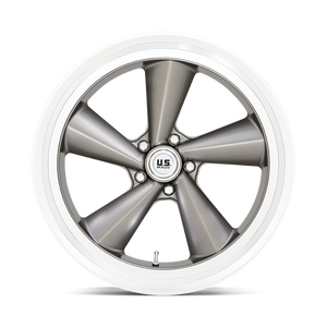 US MAG U137 TS Anthracite W/ Diamond Cut Lip 22x10.5 0 5x127mm 78.1mm