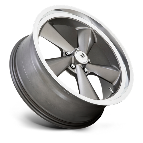 US MAG U137 TS Anthracite W/ Diamond Cut Lip 22x9 +15 5x120.65mm 72.6mm