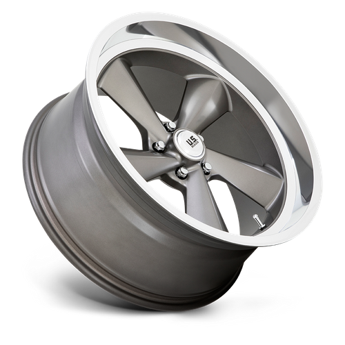 US MAG U137 TS Anthracite W/ Diamond Cut Lip 22x10.5 0 5x127mm 78.1mm