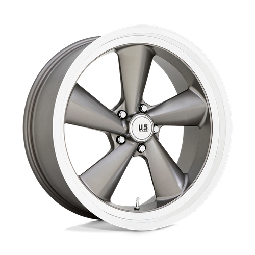 US MAG U137 TS Anthracite W/ Diamond Cut Lip 22x9 +15 5x127mm 78.1mm