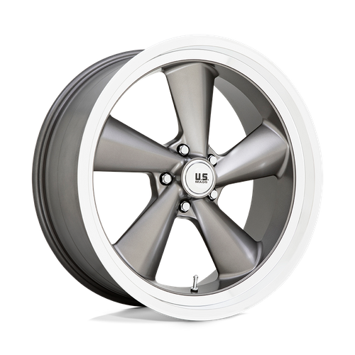US MAG U137 TS Anthracite W/ Diamond Cut Lip 22x9 +15 5x120.65mm 72.6mm