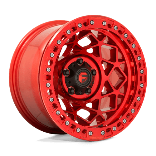 Fuel Offroad D121 UNIT BEADLOCK Candy Red 17x9 -15 6x135mm 87.1mm - Wheelwiz