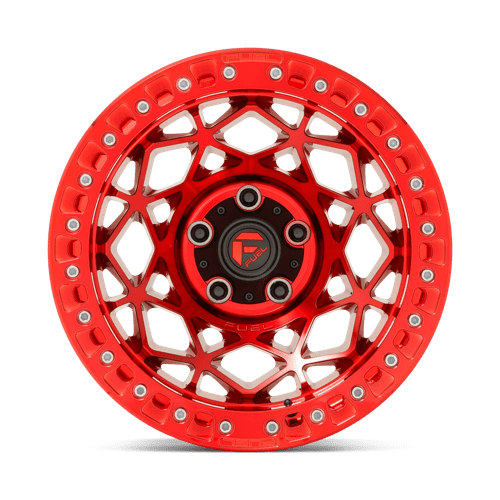 Fuel Offroad D121 UNIT BEADLOCK Candy Red 17x9 -15 5x127mm 71.5mm - Wheelwiz