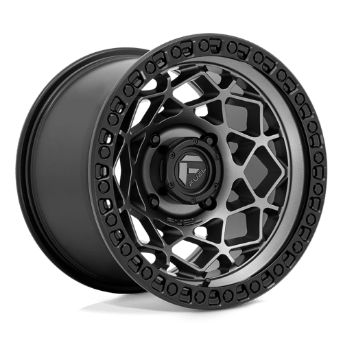 Fuel Offroad D784 UNIT UTV Gunmetal W/ Matte Black Ring 15x10 0 4x137mm 110.1mm - Wheelwiz
