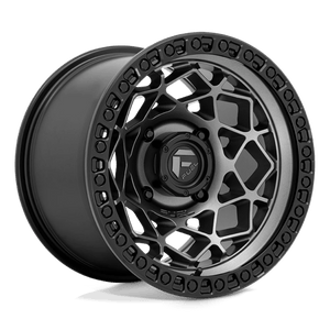 Fuel Offroad D784 UNIT UTV Gunmetal W/ Matte Black Ring 15x10 0 4x137mm 110.1mm - Wheelwiz