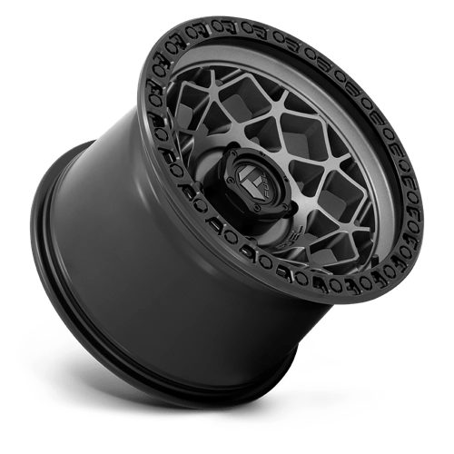 Fuel Offroad D784 UNIT UTV Gunmetal W/ Matte Black Ring 15x10 0 4x137mm 110.1mm - Wheelwiz