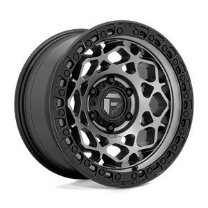 Fuel Offroad D784 UNIT Gunmetal W/ Matte Black Ring 17x9 +1 6x114.3mm 66.1mm - Wheelwiz