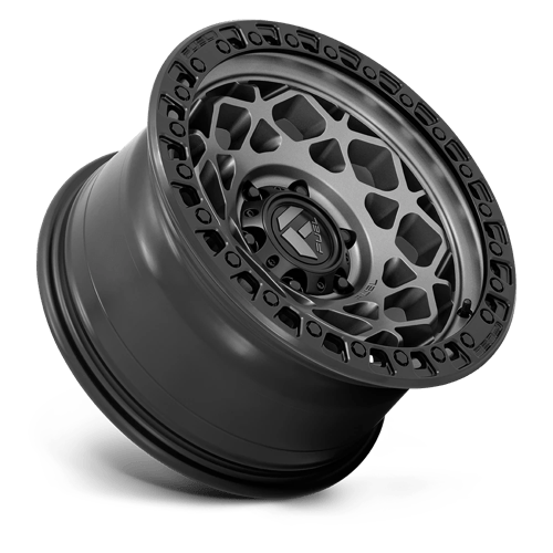 Fuel Offroad D784 UNIT Gunmetal W/ Matte Black Ring 17x9 -12 6x139.7mm 106.1mm - Wheelwiz