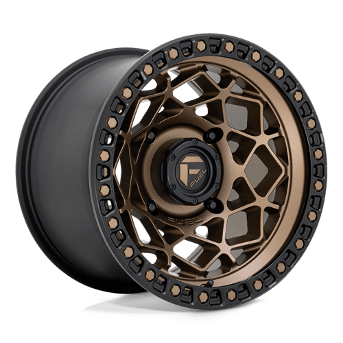 Fuel Offroad D785 UNIT UTV Bronze W/ Matte Black Ring 15x7 +10 4x137mm 110.1mm - Wheelwiz