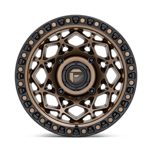 Fuel Offroad D785 UNIT UTV Bronze W/ Matte Black Ring 15x10 0 4x137mm 110.1mm - Wheelwiz