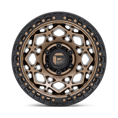 Fuel Offroad D785 UNIT Bronze W/ Matte Black Ring 17x9 +1 6x114.3mm 66.1mm - Wheelwiz