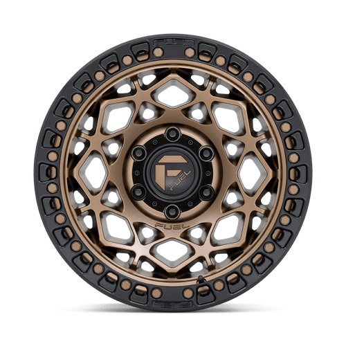Fuel Offroad D785 UNIT Bronze W/ Matte Black Ring 17x9 -12 6x139.7mm 106.1mm - Wheelwiz