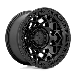 Fuel Offroad D786 UNIT Matte Black W/ M-black Ring 17x9 -12 6x139.7mm 106.1mm - Wheelwiz