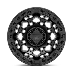 Fuel Offroad D786 UNIT Matte Black W/ M-black Ring 17x9 -12 6x139.7mm 106.1mm - Wheelwiz