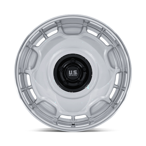 US MAG UC146 ARLINGTON Silver M-blk Center W/ Dc-lip 22x9 +15 5x127mm 78.1mm - Wheelwiz