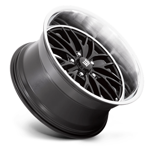 US MAG U138 SANTA CRUZ Gloss Black W/ Diamond Cut Lip 20x8.5 +6 5x127mm 78.1mm - Wheelwiz