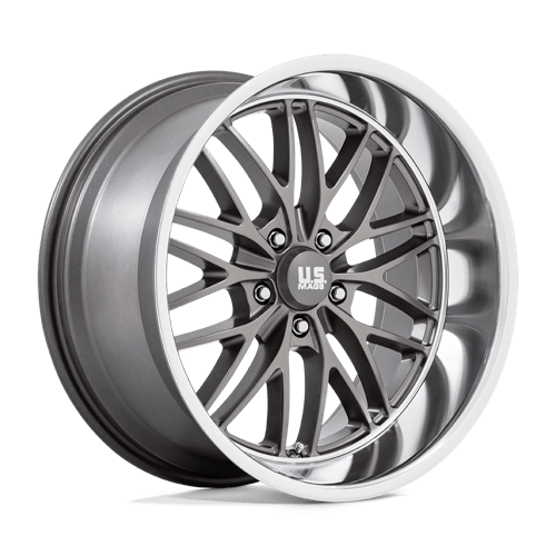 US MAG U139 SANTA CRUZ Anthracite W/ Diamond Cut Lip 20x10 +6 5x120.65mm 72.6mm