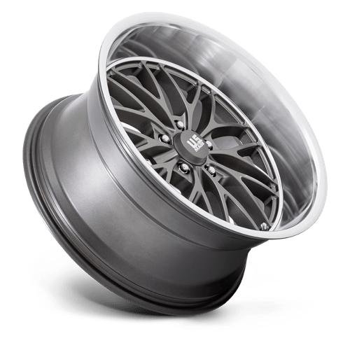 US MAG U139 SANTA CRUZ Anthracite W/ Diamond Cut Lip 20x8.5 +6 5x127mm 78.1mm - Wheelwiz