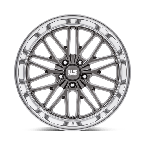 US MAG U139 SANTA CRUZ Anthracite W/ Diamond Cut Lip 20x8.5 +6 5x127mm 78.1mm