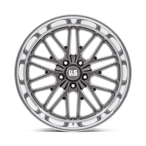 US MAG U139 SANTA CRUZ Anthracite W/ Diamond Cut Lip 20x10 +6 5x120.65mm 72.6mm - Wheelwiz