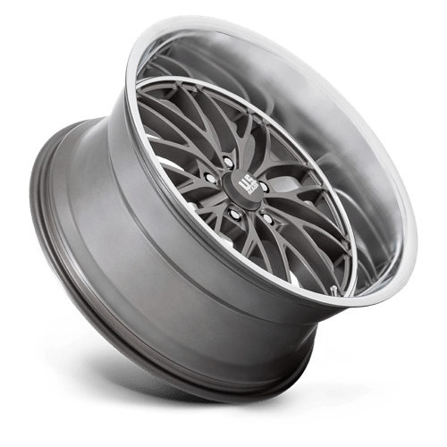 US MAG U139 SANTA CRUZ Anthracite W/ Diamond Cut Lip 22x10.5 0 5x127mm 78.1mm - Wheelwiz