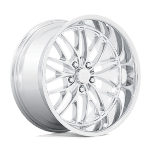US MAG U140 SANTA CRUZ Chrome 20x10 +6 5x120.65mm 72.6mm - Wheelwiz