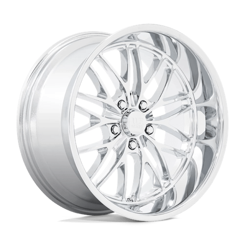US MAG U140 SANTA CRUZ Chrome 20x8.5 +6 5x127mm 78.1mm - Wheelwiz