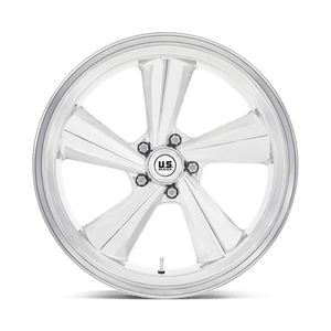 US MAG U135 TS Polished 22x10.5 0 5x120.65mm 72.6mm
