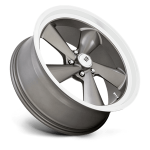 US MAG U137 TS Anthracite W/ Diamond Cut Lip 22x10.5 0 5x120.65mm 72.6mm