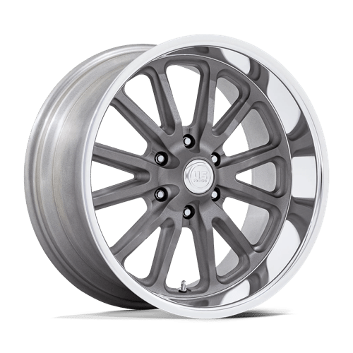 US MAG UC145 RAMBLER 6 Matte Gunmetal Diamond Cut Lip 20x9.5 +1 6x127mm 78.1mm - Wheelwiz