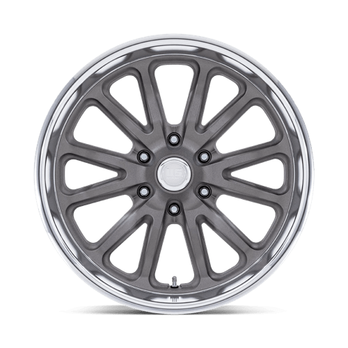 US MAG UC145 RAMBLER 6 Matte Gunmetal Diamond Cut Lip 20x9.5 +1 6x135mm 87.1mm