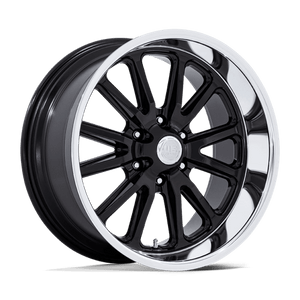 US MAG UC145 RAMBLER 6 Gloss Black Diamond Cut Lip 20x8 +1 6x139.7mm 78.1mm