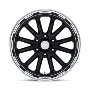 US MAG UC145 RAMBLER 6 Gloss Black Diamond Cut Lip 20x9.5 +1 6x135mm 87.1mm - Wheelwiz