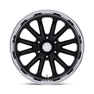 US MAG UC145 RAMBLER 6 Gloss Black Diamond Cut Lip 20x9.5 +1 6x139.7mm 106.1mm