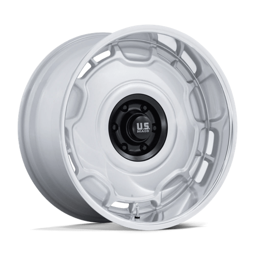 US MAG UC146 ARLINGTON Silver M-blk Center W/ Dc-lip 22x9 +15 6x139.7mm 106.1mm - Wheelwiz