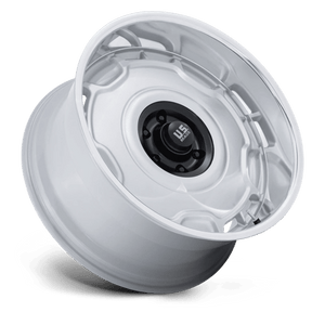 US MAG UC146 ARLINGTON Silver M-blk Center W/ Dc-lip 20x8.5 +1 6x139.7mm 106.1mm - Wheelwiz