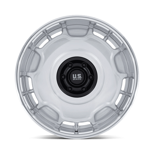 US MAG UC146 ARLINGTON Silver M-blk Center W/ Dc-lip 20x10 +6 6x139.7mm 106.1mm - Wheelwiz
