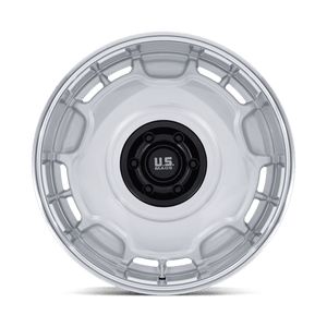 US MAG UC146 ARLINGTON Silver M-blk Center W/ Dc-lip 20x8.5 +1 6x139.7mm 106.1mm