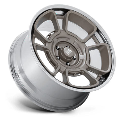 US MAG UC147 FLAGSTAFF Pewter W/ Chrome Lip 20x11 -6 5x127mm 78.1mm - Wheelwiz
