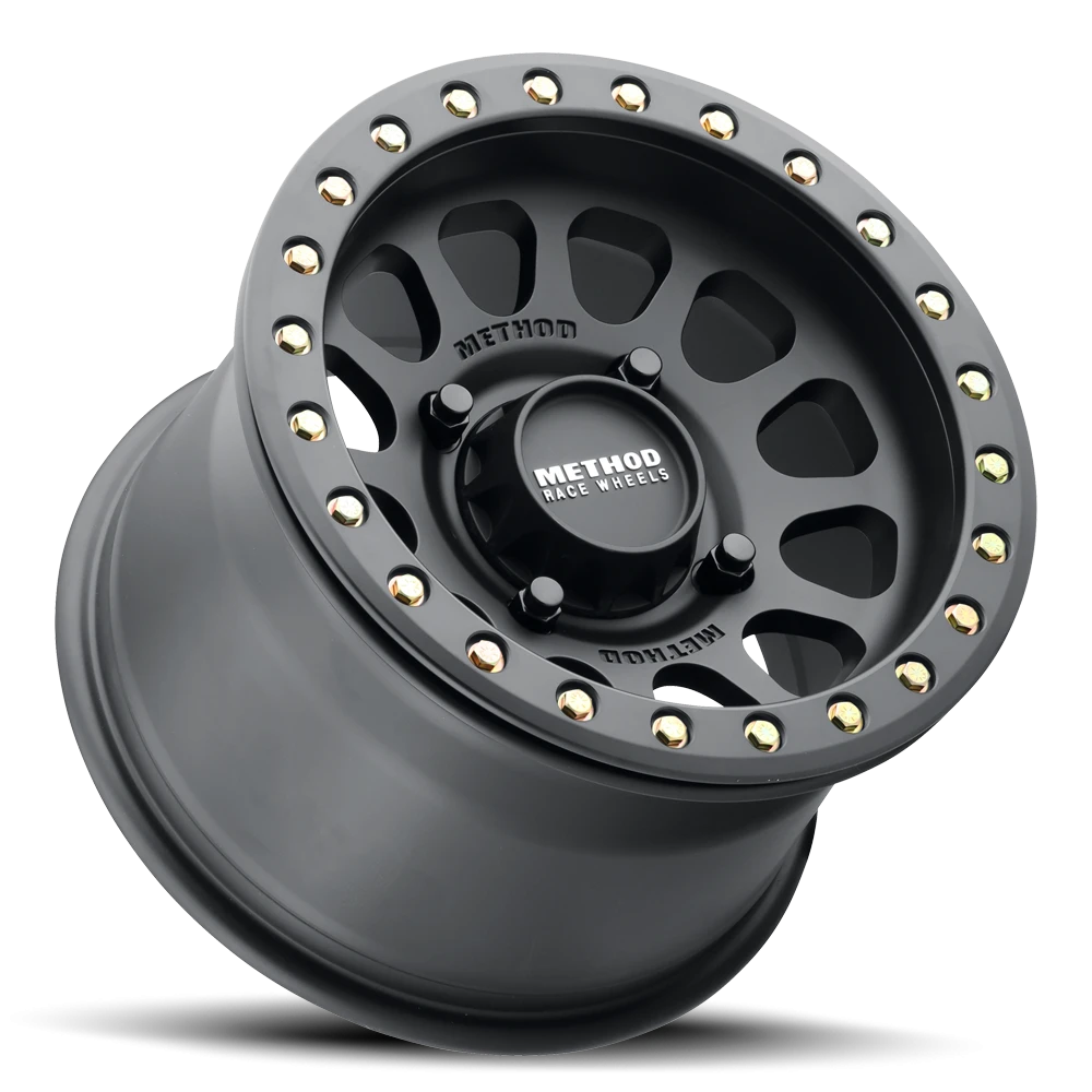 Method Race Wheels MR401 Beadlock UTV Matte Black 14x7 +13 4x136mm 106mm - Wheelwiz