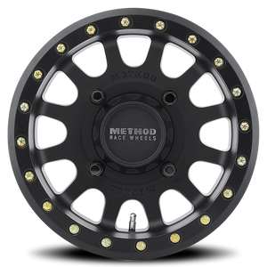 Method Race Wheels MR401 Beadlock UTV Matte Black 15x10 +25 4x136mm 106mm