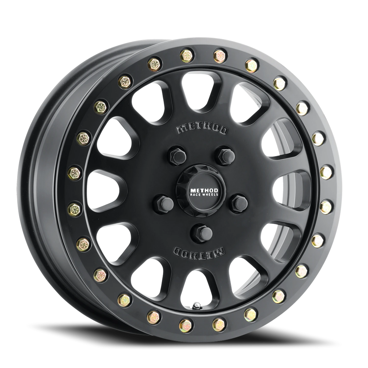 Method Race Wheels MR401 Beadlock UTV Matte Black 15x6 +49 5x114.3mm 72mm